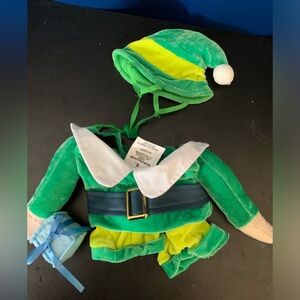 NWOT Dog Elf Costume Size S